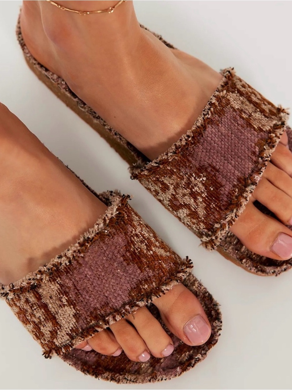 Free People Woven Wonders Footbed Sandals